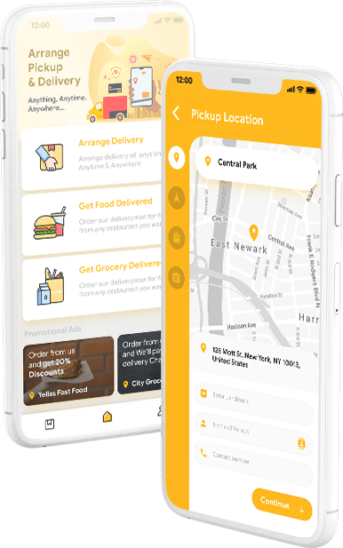 CourierConnect peer to peer delivery app